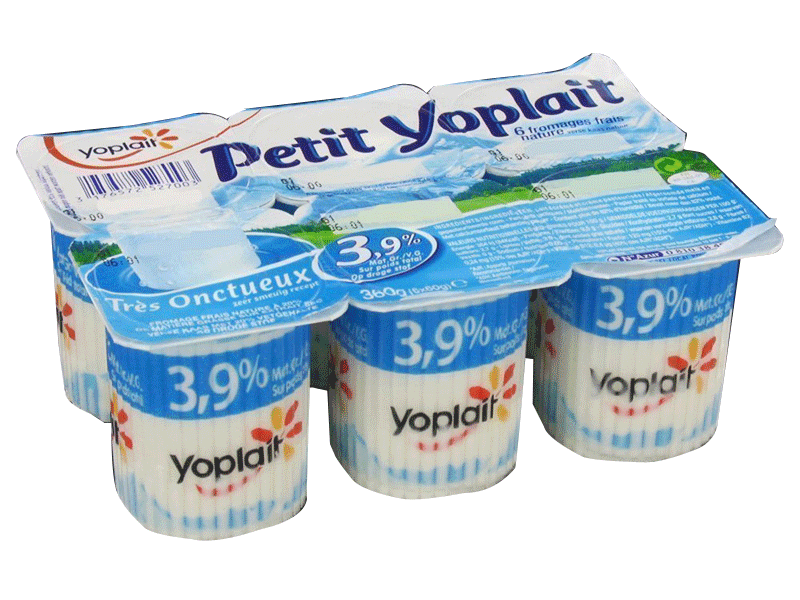 Petit Yoplait fromage frais nature 38% mg 360g