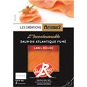 Les Créations Capitaine Cook L'Incontournable saumon atlantique fumé Label Rouge le paquet de 2 tranches - 80 g