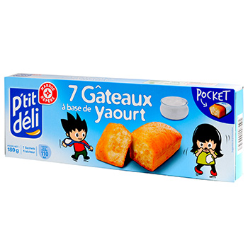 Gâteaux P'tit Déli A base de yaourt x7 - 189g