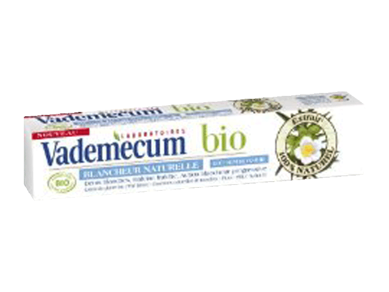 Vademecum dentifrice protection complète goût menthe douce bio 75ml