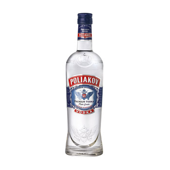 Poliakov Premium Vodka Pure Grain Triple Distilled la bouteille de 70 cl - édition limitée