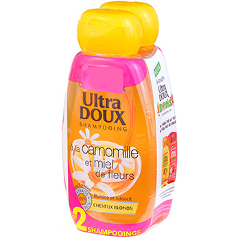 Ultra Doux shampooing miel camomille 2x250ml
