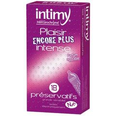 Preservatifs Plaisir Encore Plus Intense INTIMY, 18 unites