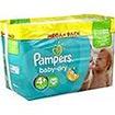 Couches Baby Dry Taille 4 + (Maxi + ) 9 à 20 kg, Mega + Pack Pampers