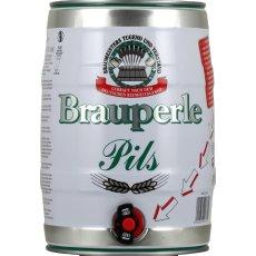 Biere blonde Brauperle Pils 4,5° mini fut 5L