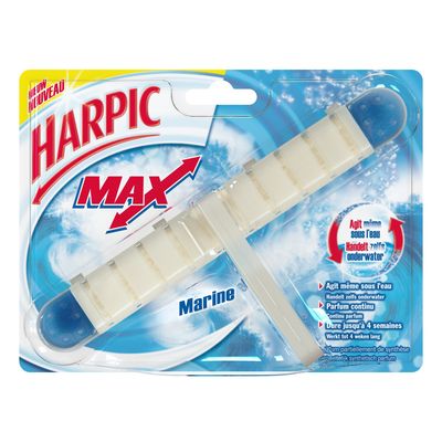 Harpic Max bloc cuvette 2en1 marine