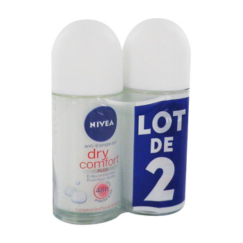Deodorant bille Nivea Dry comfort 2x50ml