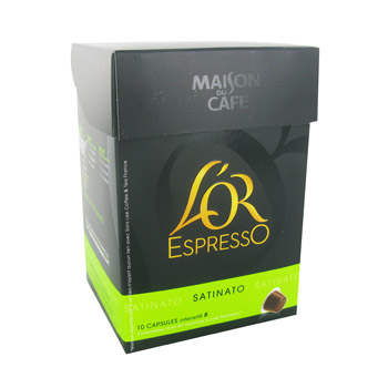Café capsules L'Or espresso Satinato x10 - 52g