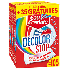 Lingettes Eau Ecarlate Decolor stop 70