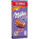Milka Chocolat au lait aux éclats de caramel Daim les 3 tablettes de 100 g