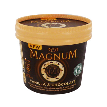 MAGNUM Cup vanille chocolat, 140ml