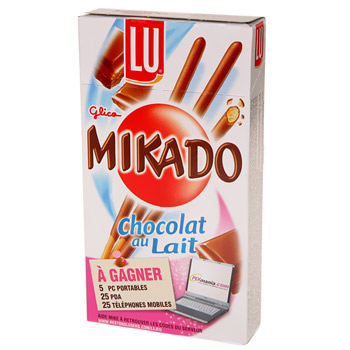 MIKADO chocolat au lait, 75g