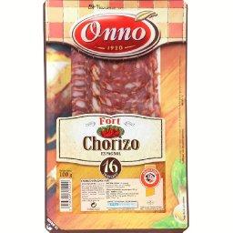 Chorizo espagnol, fort, le paquet de 16 tranches - 100g