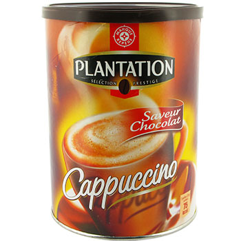 Cappuccino soluble Plantation Saveur chocolat 306g
