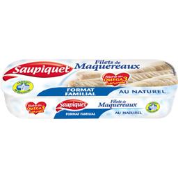 Saupiquet, Filets de maquereaux au naturel, la boite de 126 gr