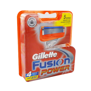 Gillette lames rasoirs fusion power x5