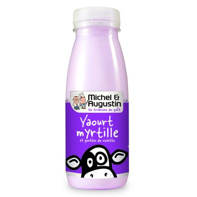Michel et Augustin yaourt à boire myrtille 500ml
