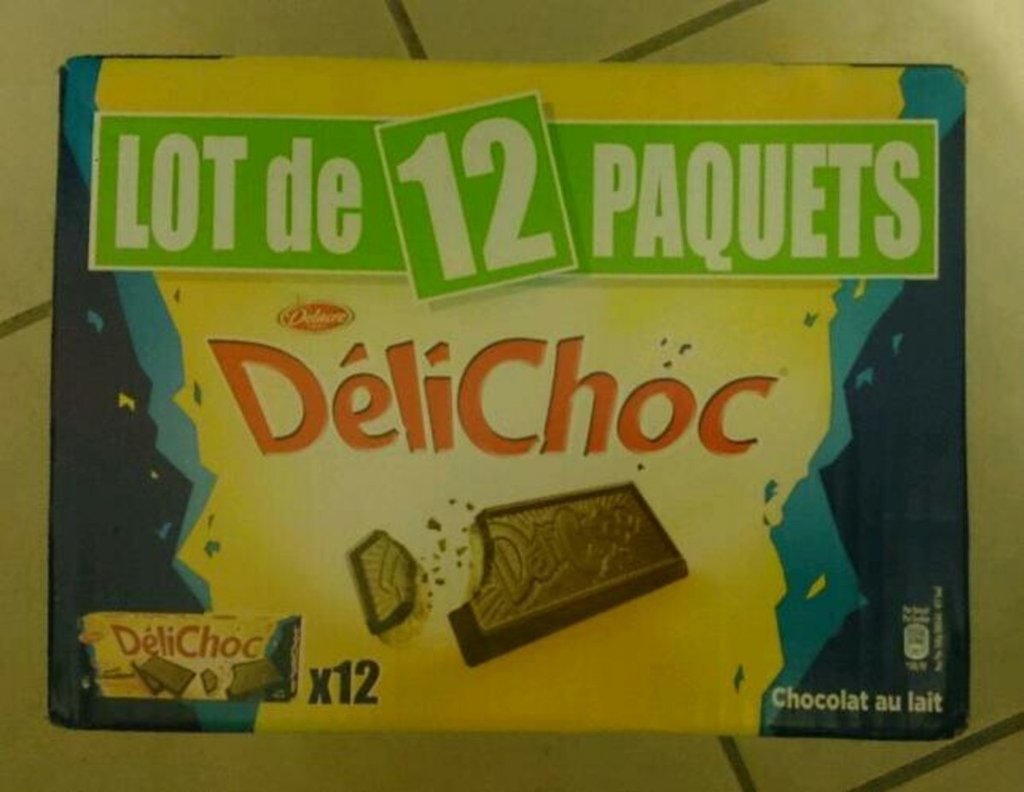 Biscuits chocolat au lait Delacre