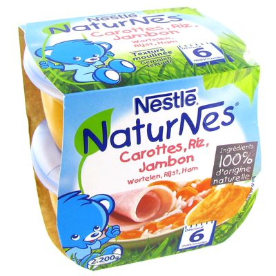 Petits pots pour bébé Naturnes et Naturnes Bio