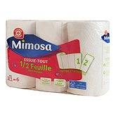 Essuie-tout Mimosa Demi-feuille - compact x3