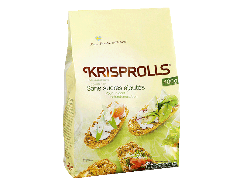 Krisprolls sans sucre 400g