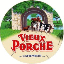 Vieux Porche, Camembert 45% MG, la boite de 250g