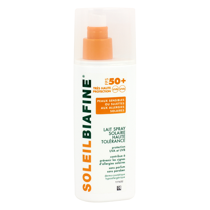 Spray solaire SoleilBiafine Allergies solaires SPF50 + 200ml
