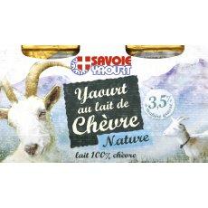 Savoie yaourt nature au lait de chevre 2x125g