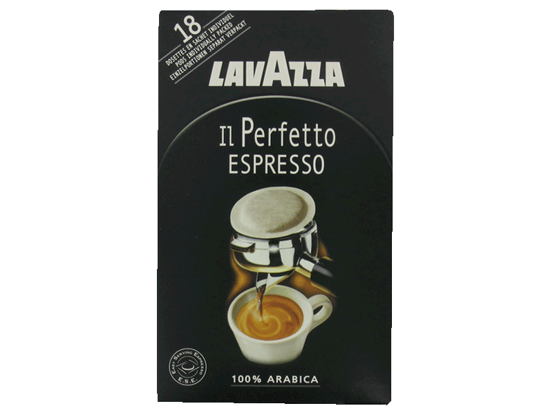 Cafe en dosettes Il Perfetto Espresso LAVAZZA, 18 unites, 125g