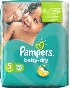 Pampers babydry geant couches t5 junior x39