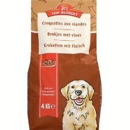 Croquettes aux viandes pour chien, le sac,4Kg