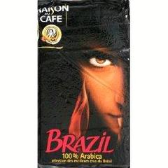Cafe moulu sous vide, Brazil 100% arabica, le paquet de 250g
