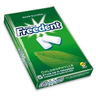 Chewing-gum a la chlorophylle (sans sucres) - Tous les produits chewing-gums  - Prixing