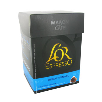 L'or espresso decafféinato x10