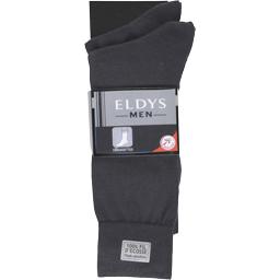 Eldys Mi-chaussettes fil d'écosse gris homme t39/41 le lot de 2