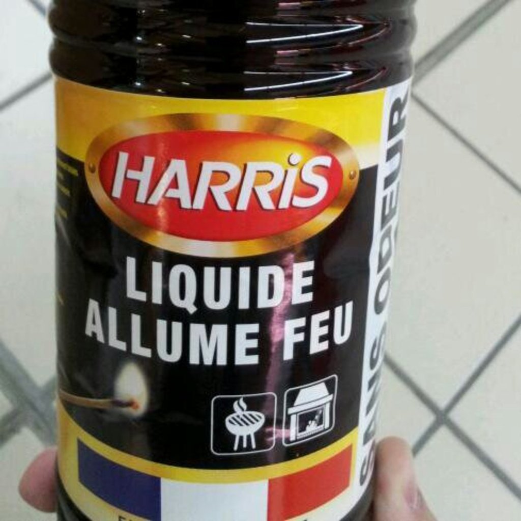 Allume-Feu liquide sans odeur HARRIS : le flacon de 750ml à Prix Carrefour