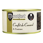 Montfort confit de canard cuisse x4/5 -1,35kg
