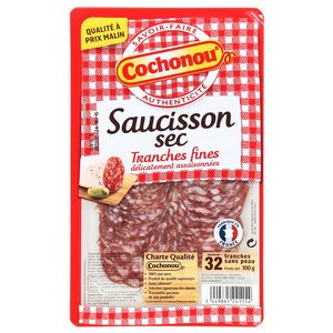 Saucisson sec Cochonou 32 tranches 100g