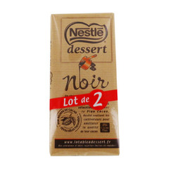 Chocolat noir Nestlé Dessert 2x205g