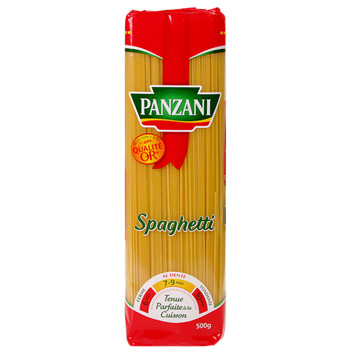 Pates classiques spaghetti Panzani paquet cello 500g