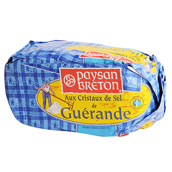Beurre moule au sel de Guerande PAYSAN BRETON, 500g