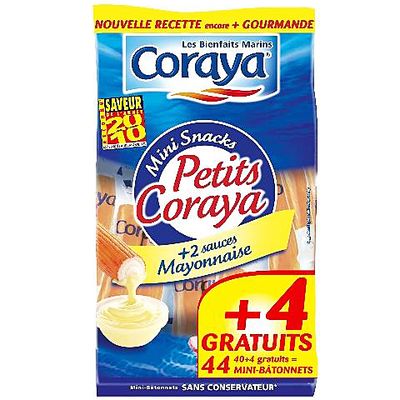 Petits Coraya sauce mayonnaise x40 458g