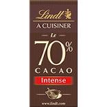 Chocolat à cuisiner 70% cacao intense LINDT, 180g