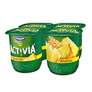 Activia yaourts au bifidus saveur ananas 4x125g