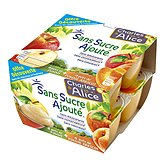 Dessert fruitier pomme abricot Charles & Alice + pomme x4 800g