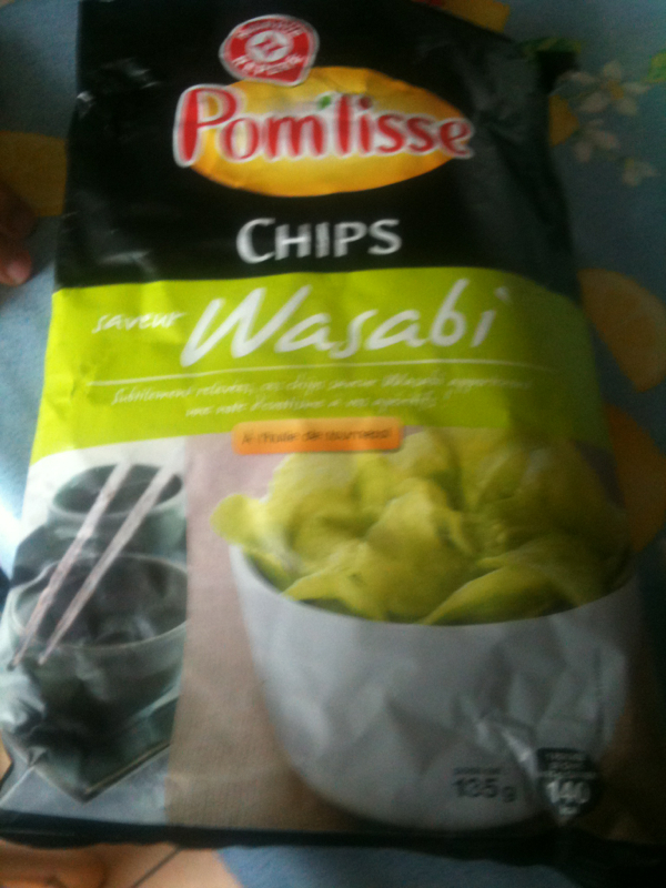 Chips Pom'Lisse Gout wasabi 135g