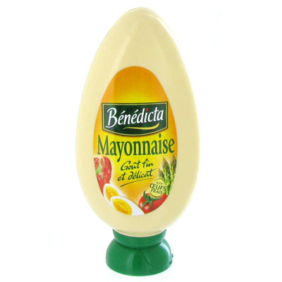mayonnaise nature Benedicta aux oeufs frais_ fin et delicat 400g