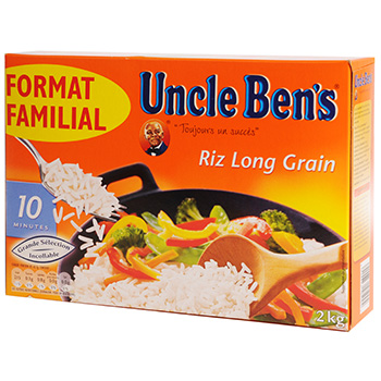 Riz long grain cuisson 10 min, Uncle Ben's (5 x 200 g)  La Belle Vie :  Courses en Ligne - Livraison à Domicile