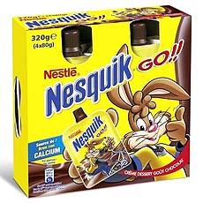 Nesquik go crème dessert goût chocolat 4x80g