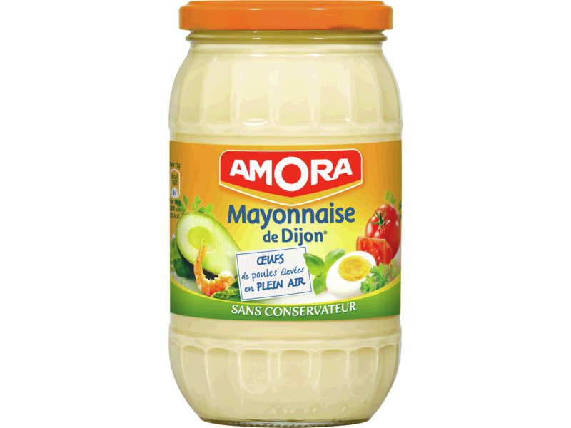 Amora mayonnaise sans conservateur bocal 470g